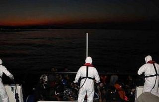 Sahil Güvenlik, 2022 yılında Çanakkale açıklarında...