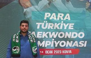Sakarya Büyükşehirli sporcu milli takım adına...