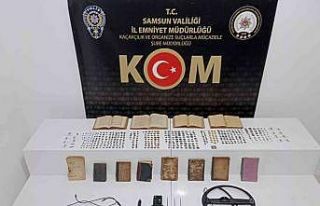 Samsun’da 503 adet altın para, sikke ve 12 adet...