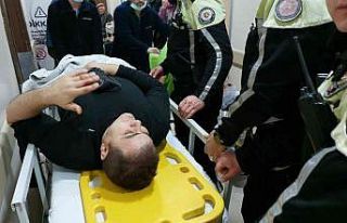 Samsun’da motosikletli şahin polisi kazada yaralandı