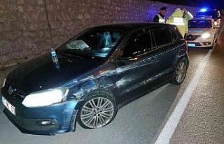 Samsun’da otomobil bariyere çarptı: 1 yaralı