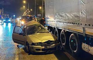 Samsun’da otomobil ile tır çarptı: 1 ölü, 1...