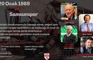 Samsunspor’un 20 Ocak 1989 kazası İstanbul’da...