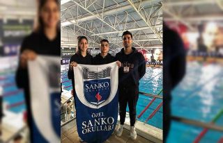 Sanko okulları öğrencisi yüzmede Türkiye beşincisi...