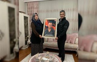 Şehit ailelerine anlamlı hediye