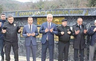 Sel sularına kapılarak kaybolan mezarlar için anıt...