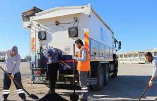 Serik Çandır Toptancı Hali’nde yenileme çalışmaları