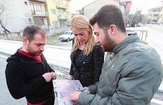 Sevindik’teki yol ve kaldırım çalışmalarında...