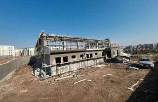 Seyrantepe’de kapalı spor kompleksi yükseliyor