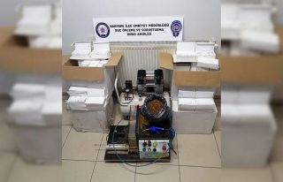 Sigara imalathanesi gibi eve polis operasyonu