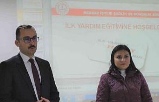 Silifke’de adliye personeline ilk yardım eğitimi