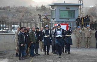Şırnak’ta çatışmada şehit olan güvenlik korucusu...