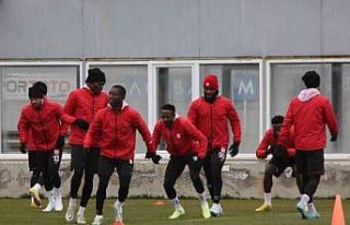 Sivasspor galibiyet için hazırlanıyor