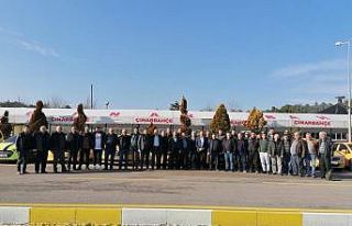 Taksiciler sabah kahvaltısında buluştu