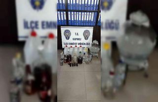Tekirdağ’da kaçak içki operasyonu