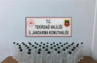 Tekirdağ’da sahte içki operasyonu