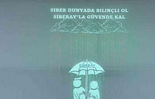 Tekirdağlı öğrencinin yaptığı siber afişi...