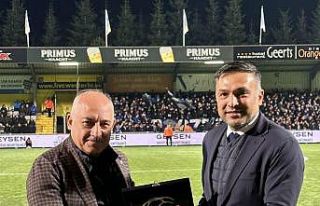 TFF Başkanı Büyükekşi ve beraberindeki heyet,...