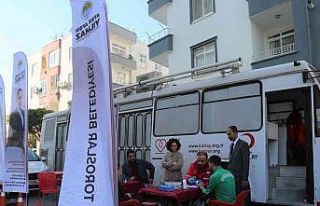 Toroslar Belediyesinden kan bağışı kampanyasına...
