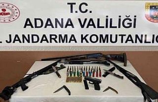 Tufanbeyli ve Ceyhan’da silah operasyonu