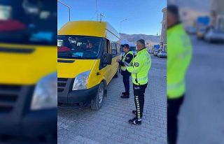 Tunceli’de okul servisi denetimleri sürüyor