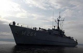 Türk Deniz Kuvvetlerinin sürüklenen mayınlara...