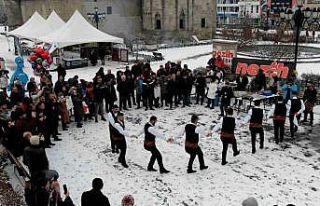 Türkiye’nin en uzun cağ kebabı Erzurum’da yapıldı