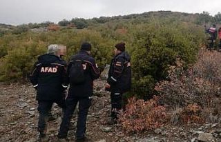 Uşak’ta kayıp yaşlı adam için arama çalışması...