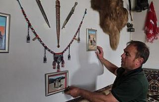 Usta ciritçi eski at koşum takımlarına ve ata...