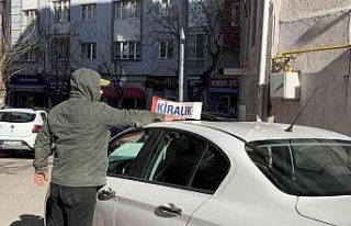 Vatandaşlar kiralık araca yöneldi