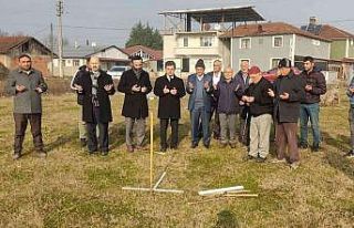 Yeni yapılacak caminin kıblesi belirlendi