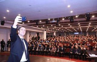 Yeni yılda personeli ile buluştu, hedeflerini anlattı