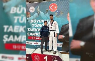 Yunusemreli taekwondocu Şahin Çelebi Türkiye 3’ncüsü...