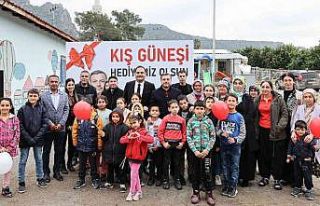 Yüreğir Belediyesi soğuk havalarda çocukları...