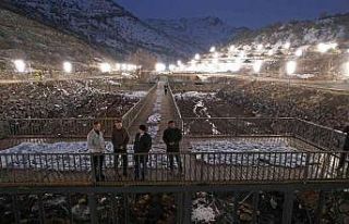 Zincidere 100. Yıl Mesire alanı Gece Işıl Işıl