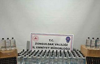 Zonguldak’ta sahte içki operasyonu