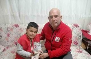 10 yaşındaki İbrahim, kumbarasındaki harçlığını...