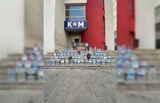 Adana’da sahte içki operasyonu: 2 gözaltı