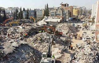 Adıyaman’daki enkazların dron görüntüsü
