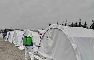 Afet bölgesinde hastalık yayılımının önüne...