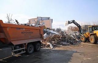 Afet bölgesine alt yapı desteği