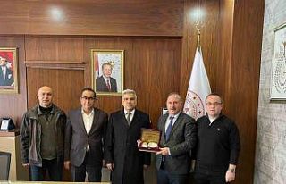 Ağrı Emniyet Müdürü Özen, Hasanoğlu’na veda...