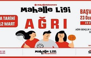 Ağrı’da Mahalle Ligi heyecanı yaşanacak