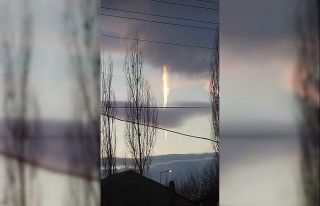 Ağrı’da şaşırtan görüntü