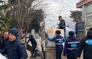 Ahıska Türklerinin yardımları deprem bölgelerine...