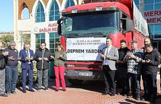 ALKÜ’den deprem bölgesine bir tırlık yardım