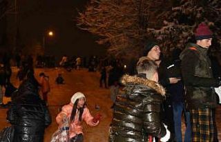 Ankara’da karın keyfini çocukları çıkardı