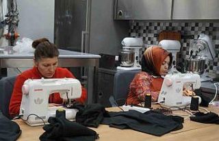 Asrın felaketinde Kastamonulu kadınlar, polar mont...