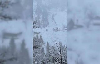 Avusor Yaylasında çığ