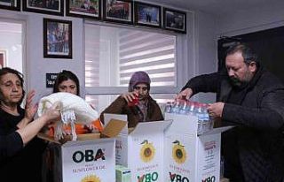 Ayda bebeğin babasından depremzedelere yardım